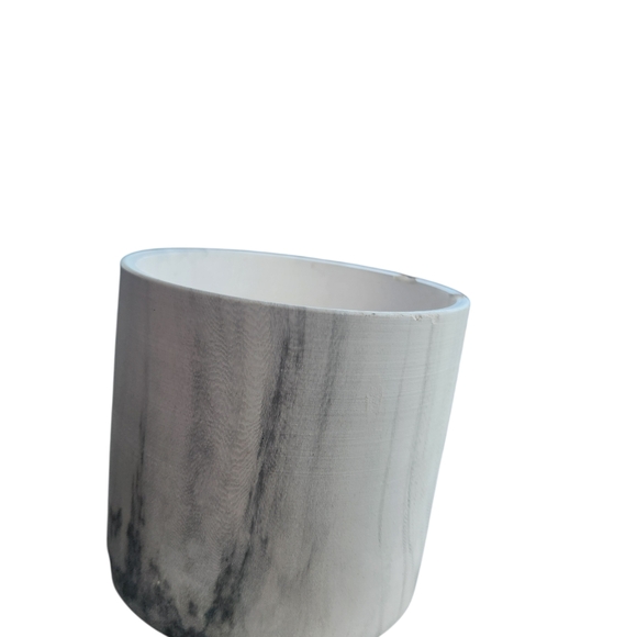 Marble pattern planter/pot - Picture 4 of 8